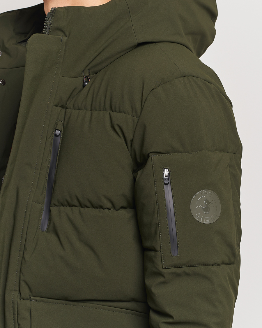 Men | Coats & Jackets | Save The Duck | Alter Short Arctic Parka Land Green