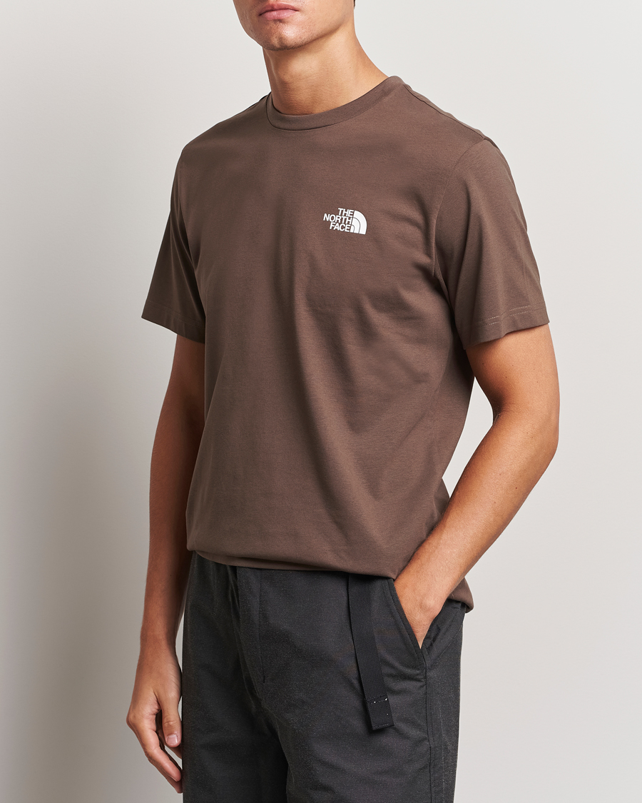 Men | T-Shirts | The North Face | Simple Dome Tee Dark Brown