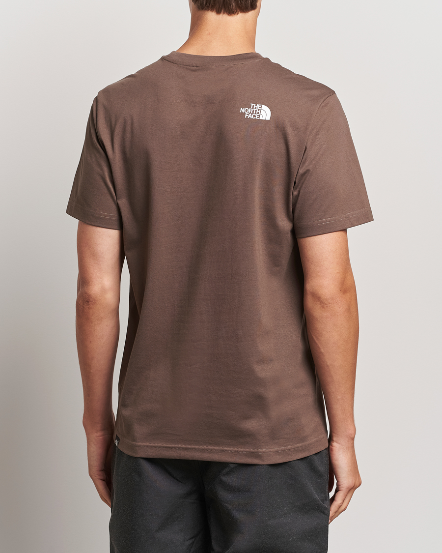 Men | T-Shirts | The North Face | Simple Dome Tee Dark Brown