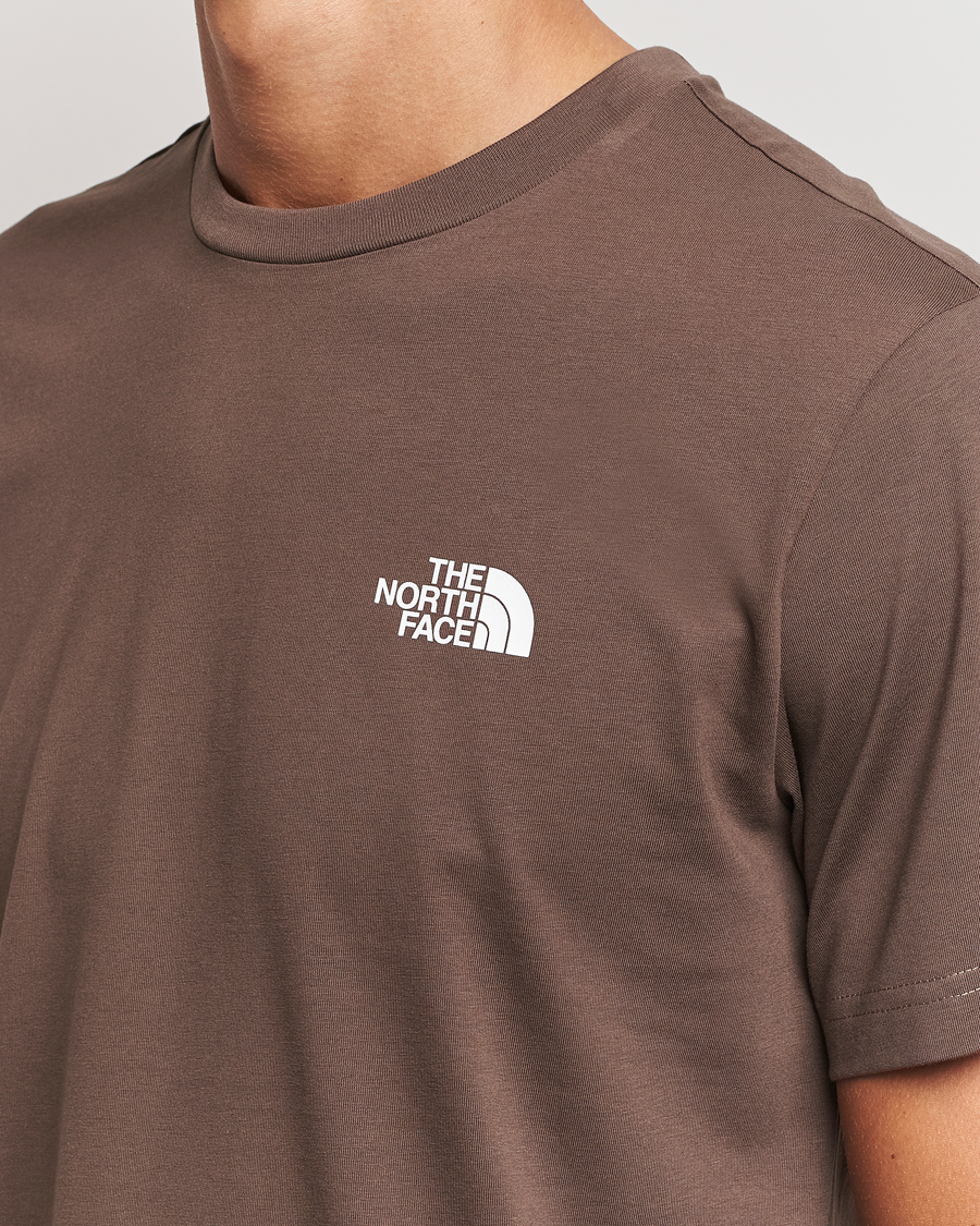 Men | T-Shirts | The North Face | Simple Dome Tee Dark Brown