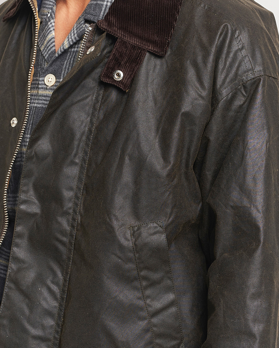 Men | Coats & Jackets | Sunflower | Waxed Leisure Jacket Olive