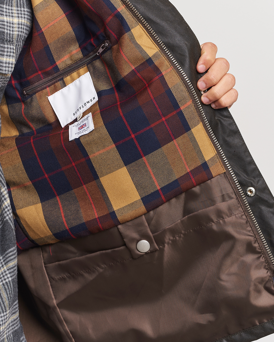 Men | Coats & Jackets | Sunflower | Waxed Leisure Jacket Olive