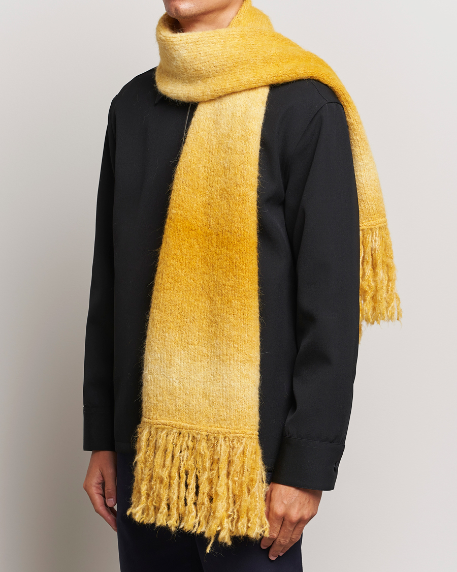 Men | Sunflower Ombre Wool Scarf Yellow | Sunflower | Ombre Wool Scarf Yellow