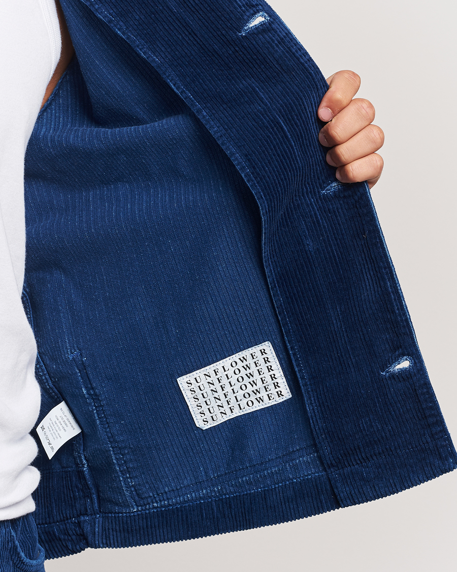 Men | Coats & Jackets | Sunflower | Corduroy Worker Jacket Indigo