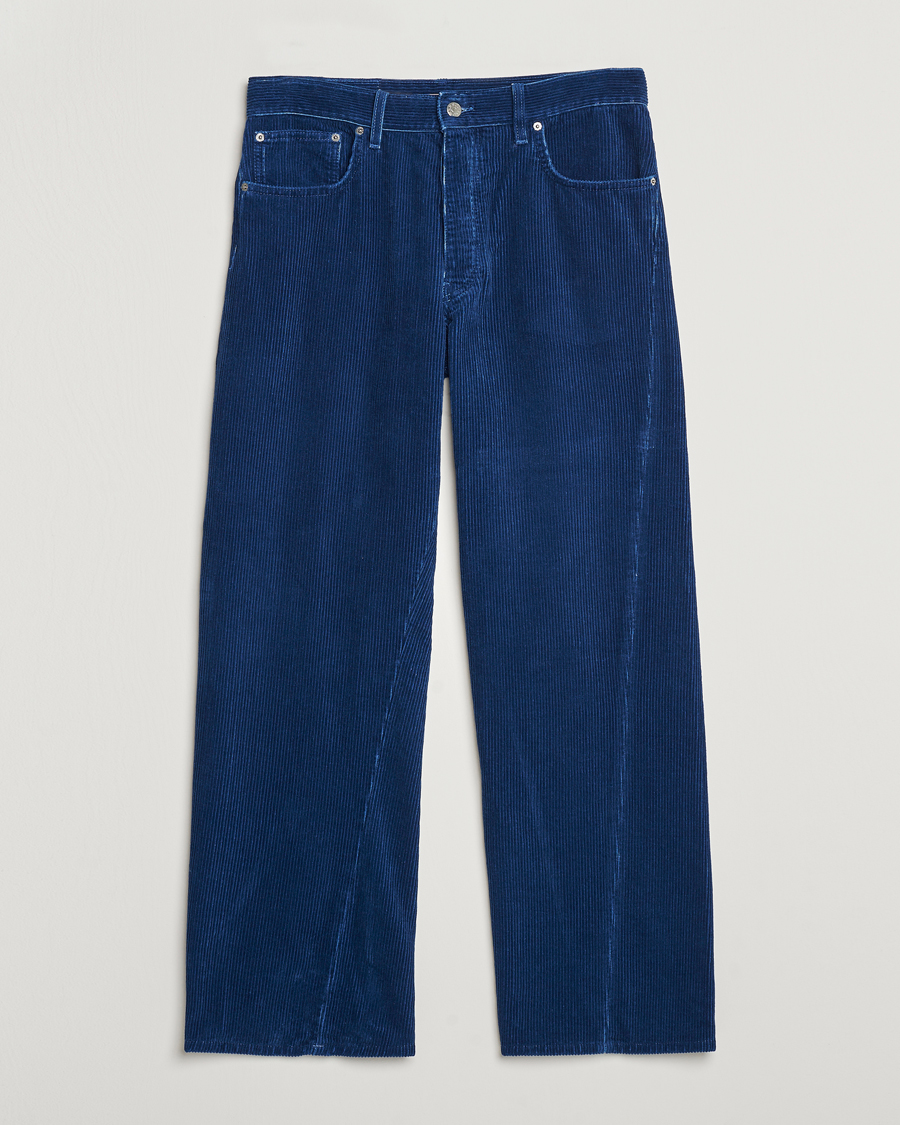 Men | Trousers | Sunflower | Wide Twist Corduroy Pants Indigo