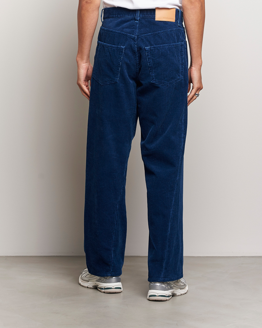 Men | Trousers | Sunflower | Wide Twist Corduroy Pants Indigo