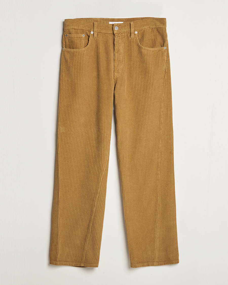 Men | Trousers | Sunflower | Wide Twist Corduroy Pants Ochre