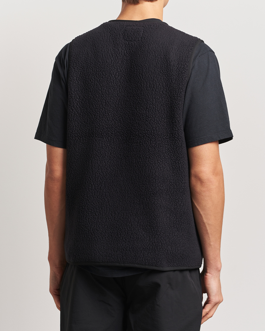 Men | Snow Peak Thermal Boa Fleece Vest Black | Snow Peak | Thermal Boa Fleece Vest Black