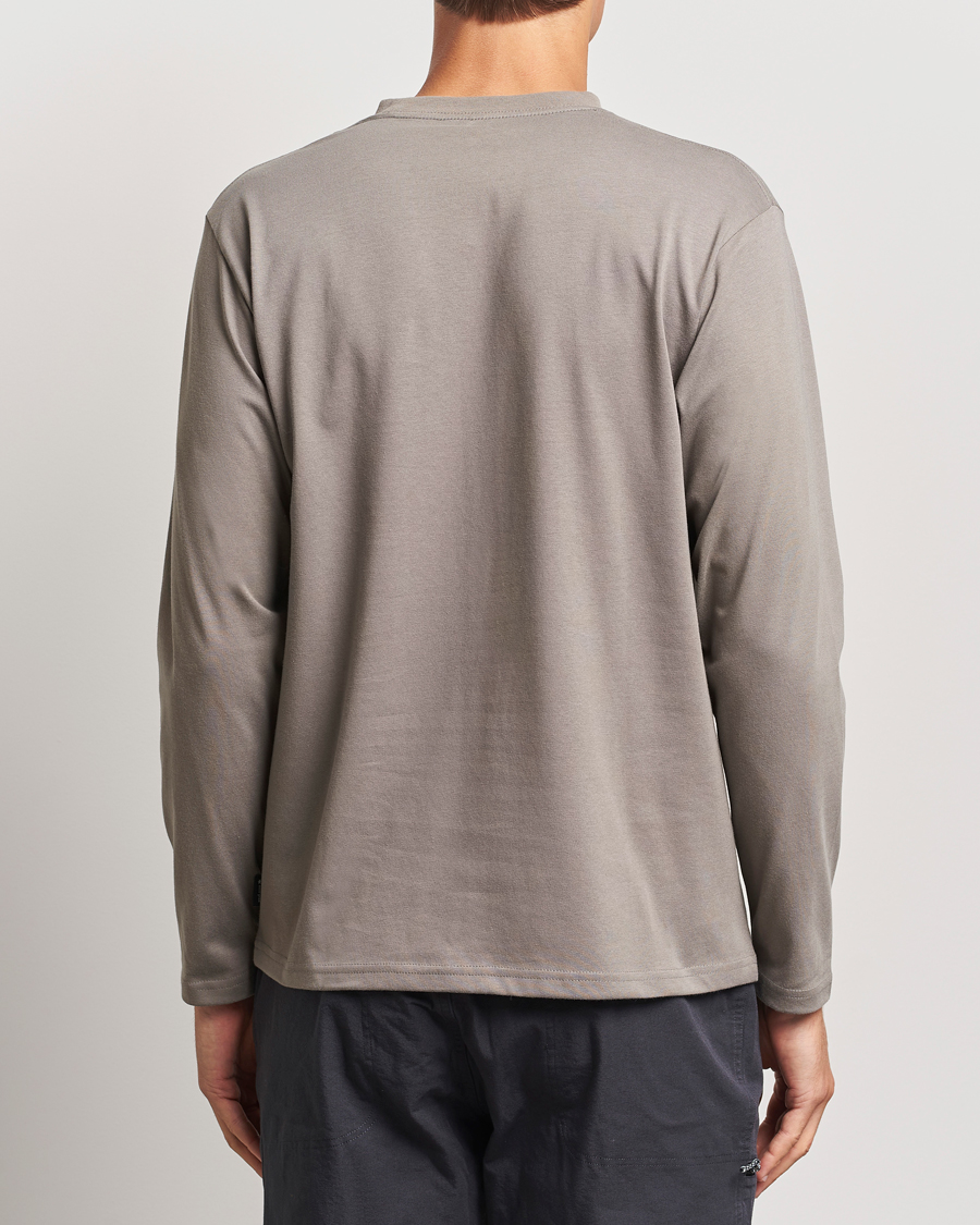 Men | T-Shirts | Snow Peak | Onepoint Long Sleeve T-Shirt Greige