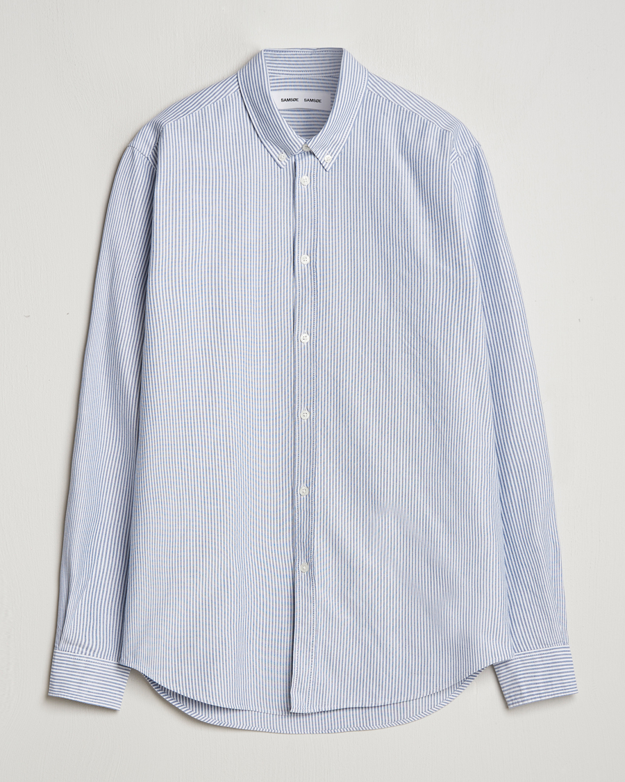 Men | Shirts | Samsøe Samsøe | Saliam Oxford Shirt Oxford Narrow Stripe
