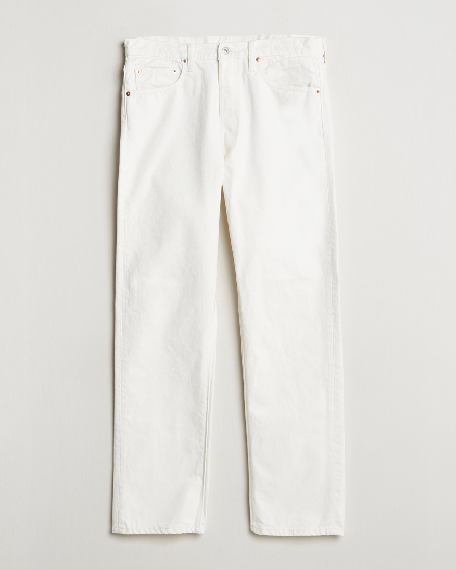 Men | Trousers | orSlow | Straight Fit 105 Selvedge Jeans White