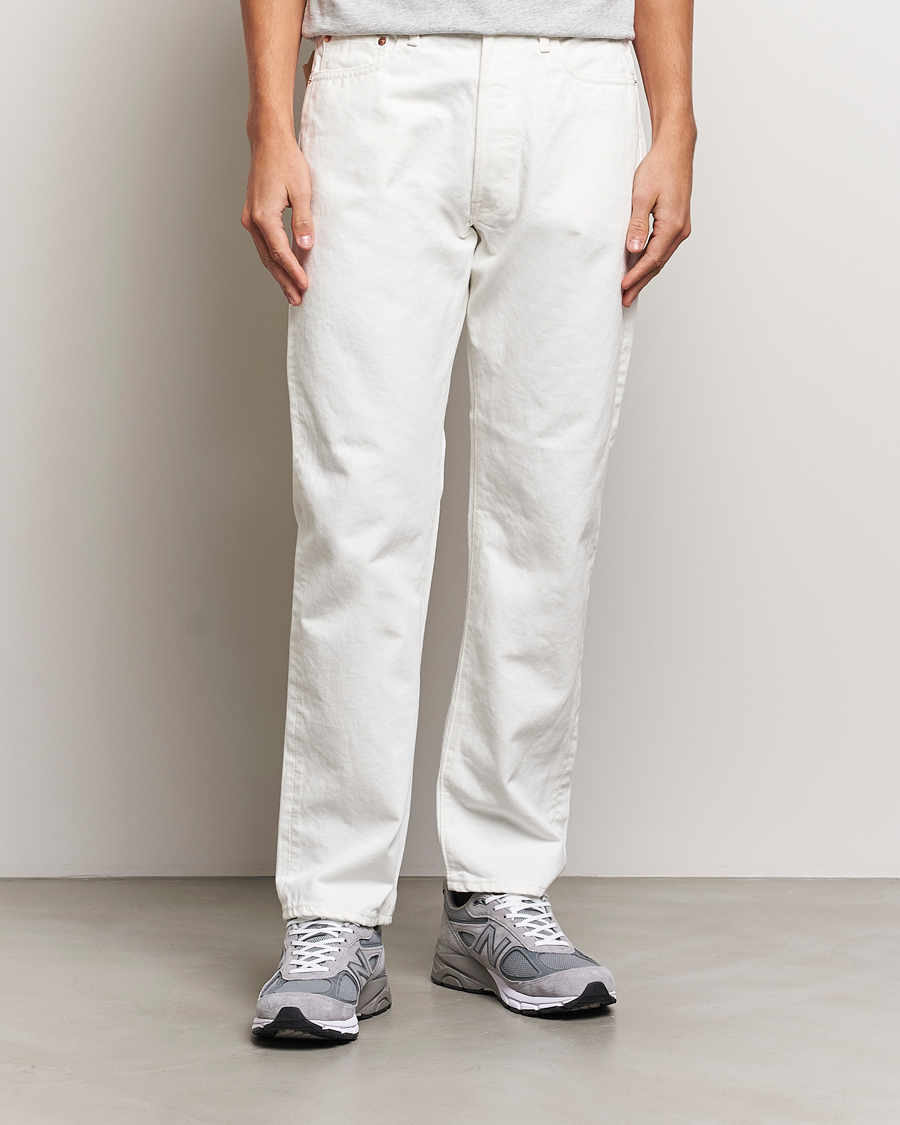Men | Trousers | orSlow | Straight Fit 105 Selvedge Jeans White