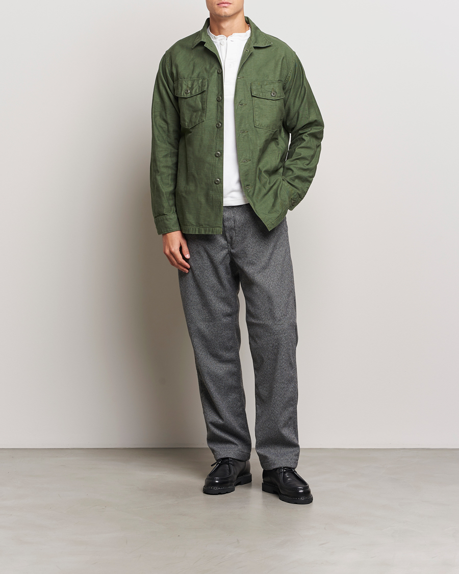 Men | Trousers | orSlow | New Yorker Pants Gray