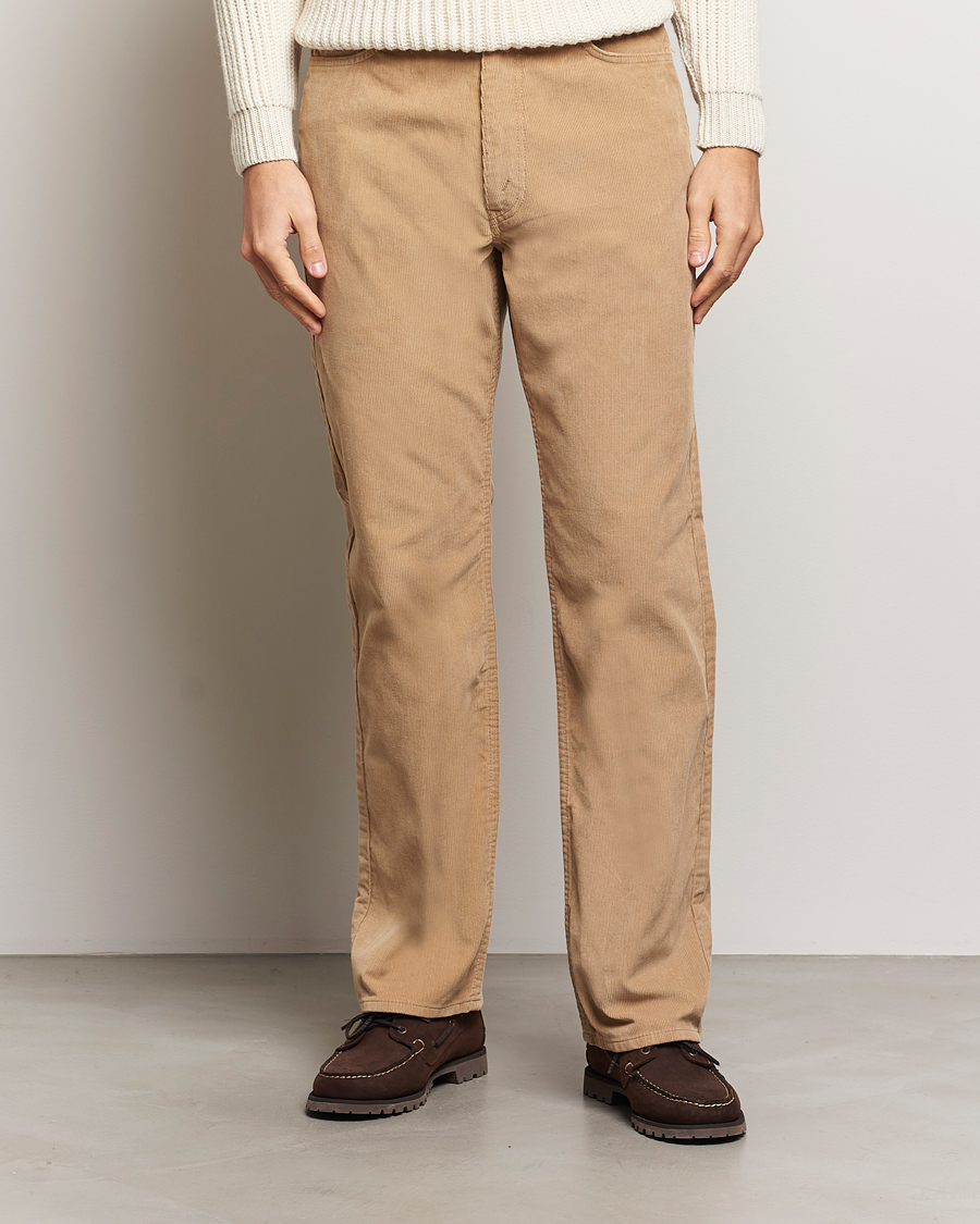 今ならほぼ即納！ orSlow Shoe Cut Corduroy Pants Beige at CareOfCarl.com パンツ