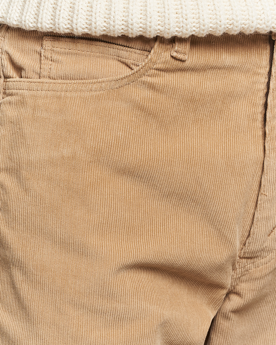 Men | Trousers | orSlow | Shoe Cut Corduroy Pants Beige