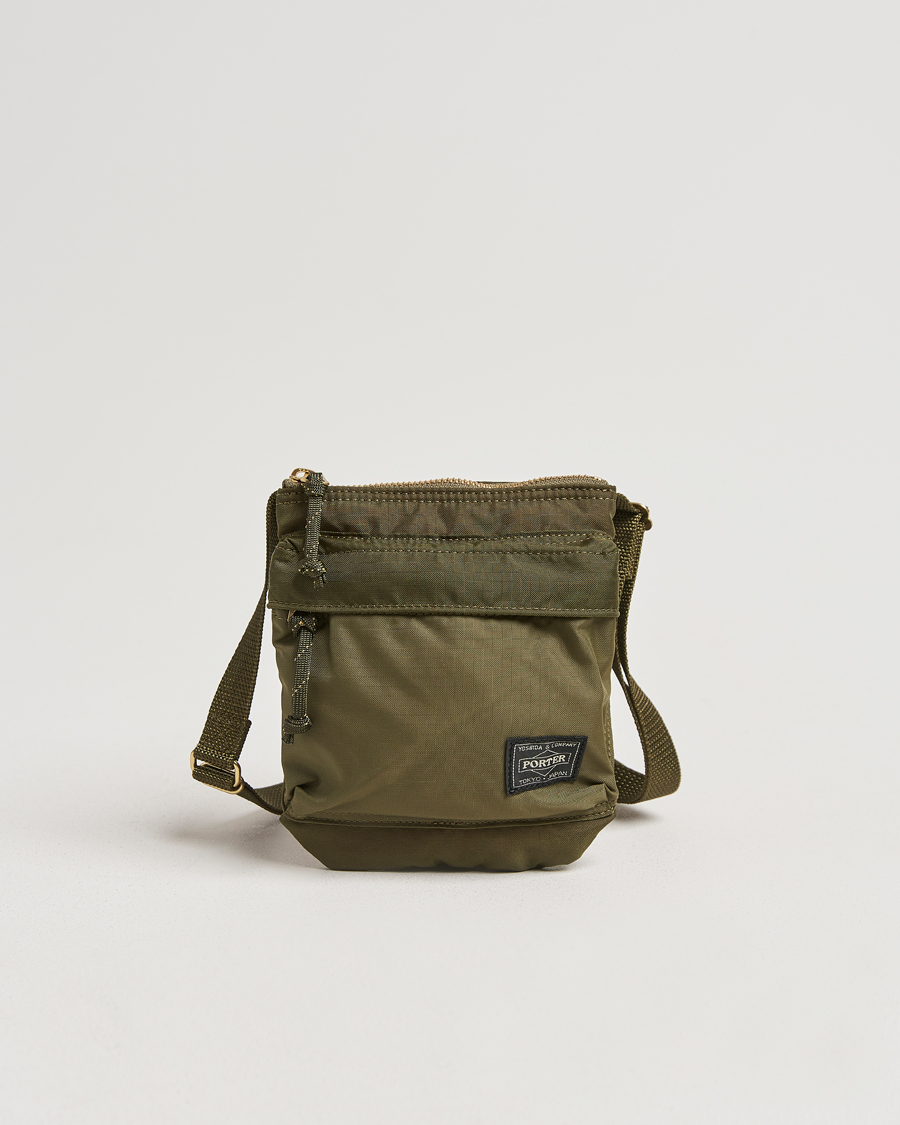 Men | Bags | Porter-Yoshida & Co. | Force Small Shoulder Pouch Olive Drab