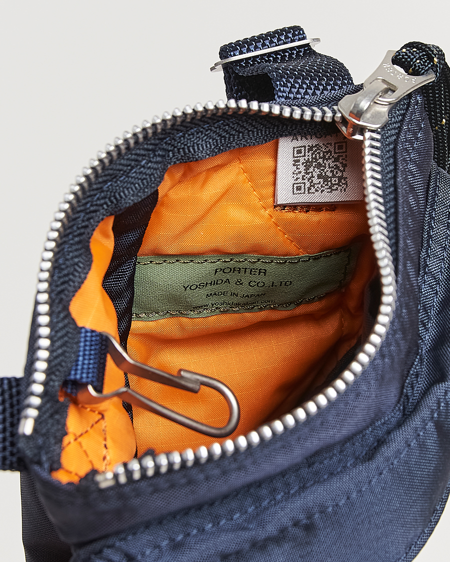 Men | Bags | Porter-Yoshida & Co. | Force Small Shoulder Pouch Navy Blue