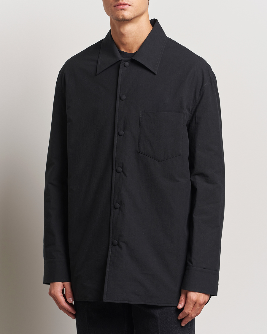 Men | Shirts | Lanvin | Padded Overshirt Black