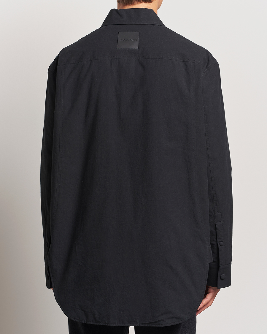 Men | Shirts | Lanvin | Padded Overshirt Black