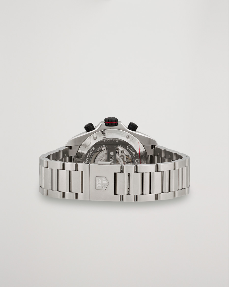 Men | Tag Heuer Pre-Owned Grand Carrera Calibre 17 Ref. CAV511C Silver | Tag Heuer Pre-Owned | Grand Carrera Calibre 17 Ref. CAV511C Silver