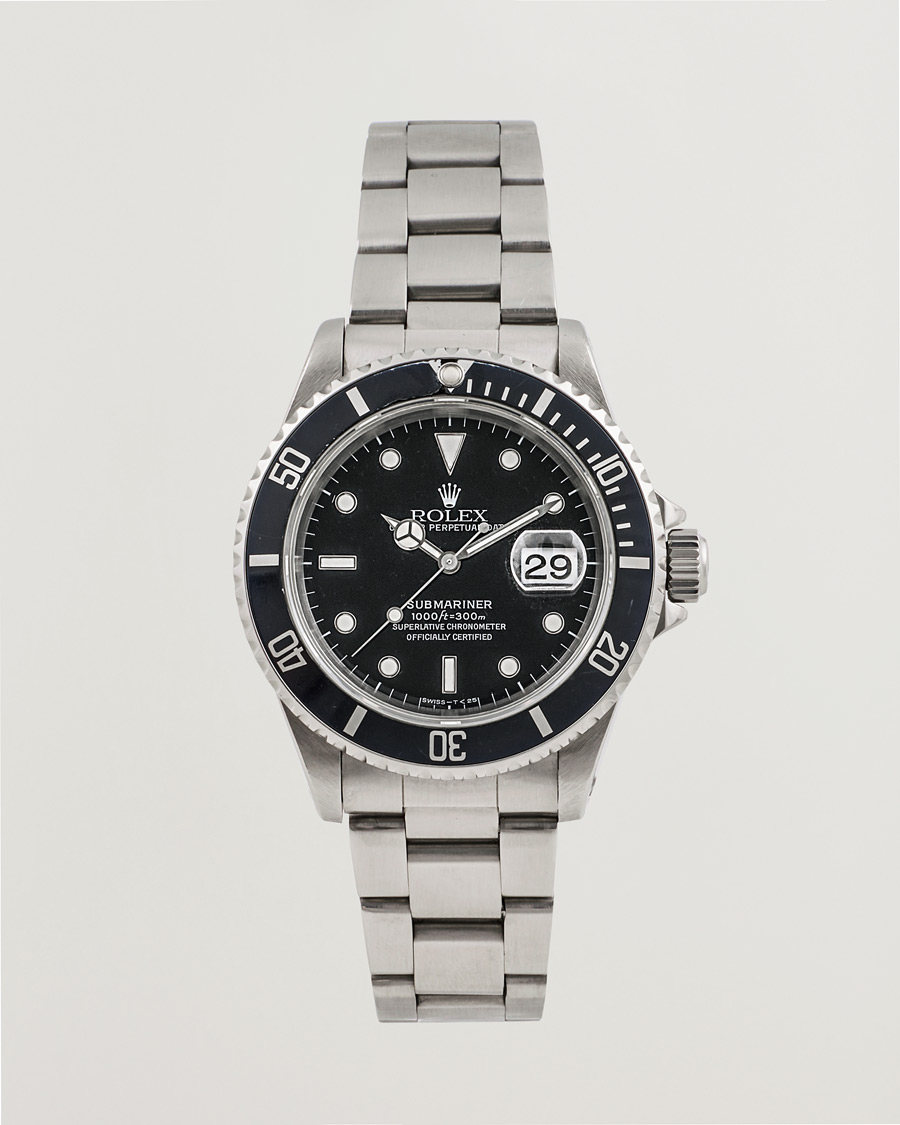 Men | Rolex Pre-Owned Submariner 16610 Silver | Rolex Pre-Owned | Submariner 16610 Silver