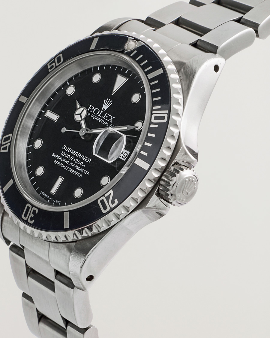 Men | Rolex Pre-Owned Submariner 16610 Silver | Rolex Pre-Owned | Submariner 16610 Silver