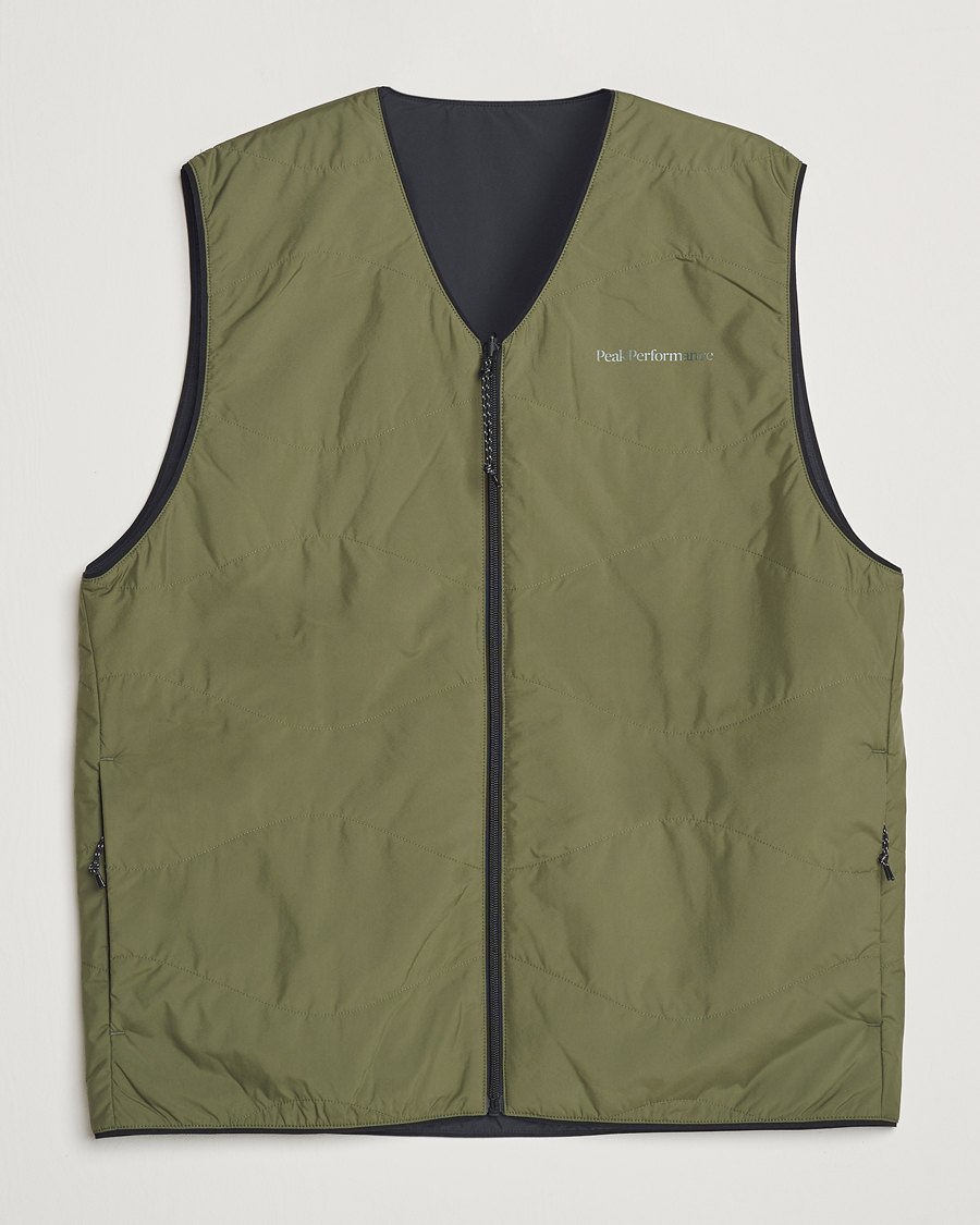 Men | Coats & Jackets | Peak Performance | Insulated Reversable Vest Pine Needle