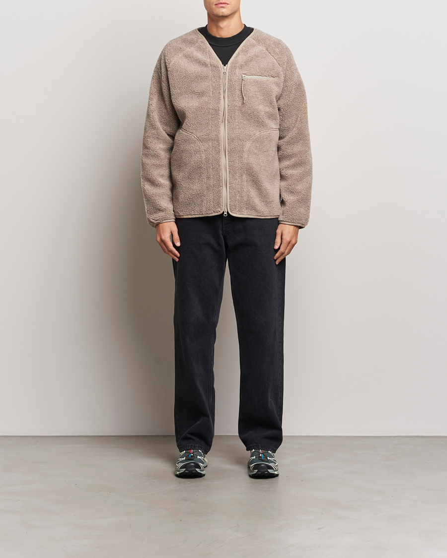 Men | Sweaters & Knitwear | Peak Performance | Heavy Pile Oversized Cardigan Avid Beige