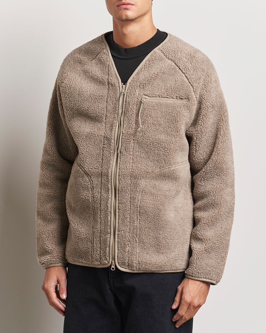 Men | Sweaters & Knitwear | Peak Performance | Heavy Pile Oversized Cardigan Avid Beige