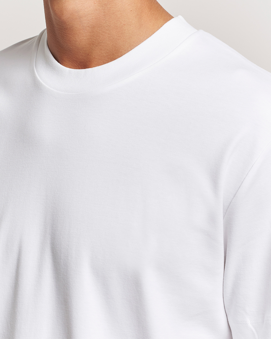 Men | T-Shirts | Sunspel | Heavy Weight Supima Cotton T-Shirt White