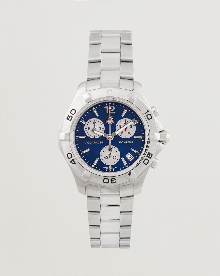 Men | Tag Heuer Pre-Owned Aquaracer CAF1112 Silver | Tag Heuer Pre-Owned | Aquaracer CAF1112 Silver