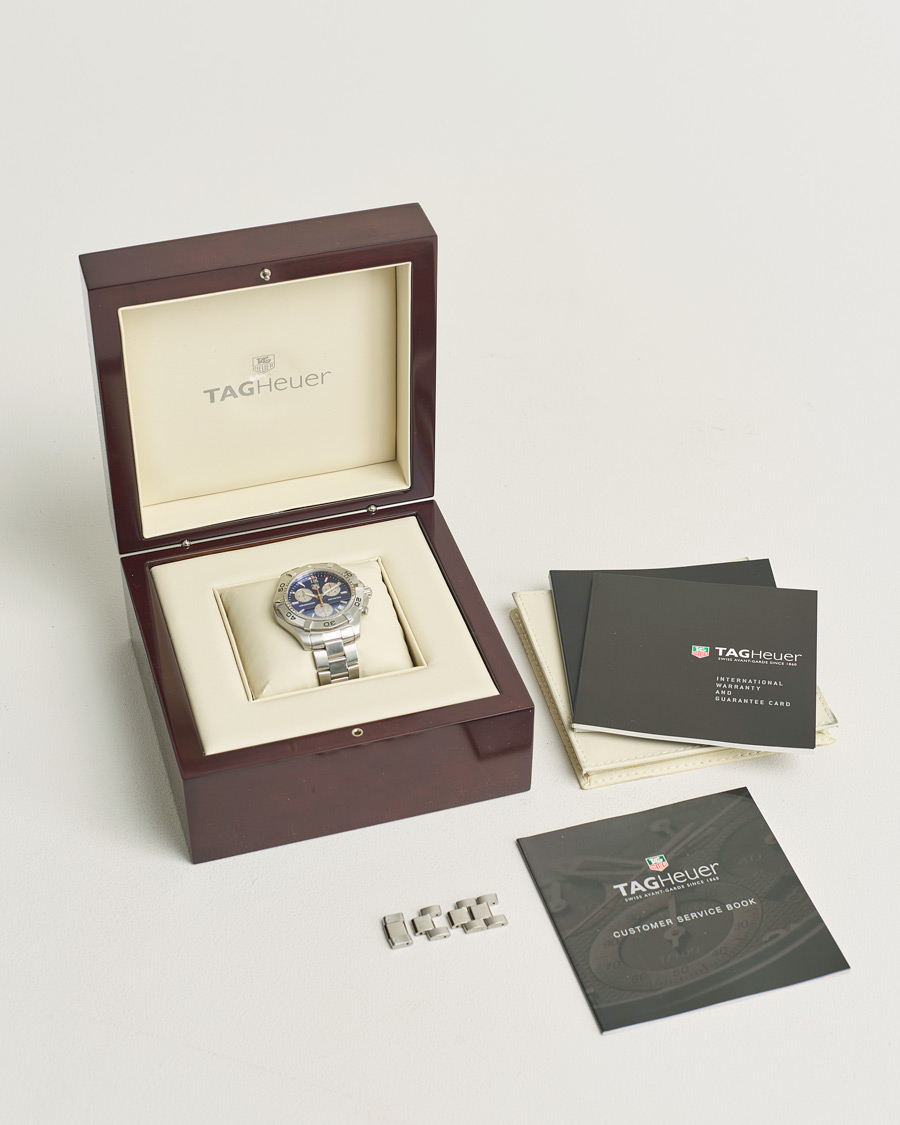 Men | Tag Heuer Pre-Owned Aquaracer CAF1112 Silver | Tag Heuer Pre-Owned | Aquaracer CAF1112 Silver
