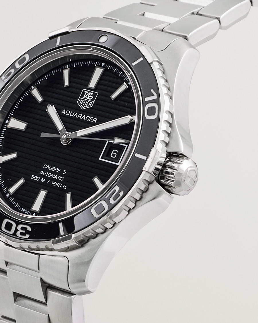 Men | Tag Heuer Pre-Owned Aquaracer WAK2110 Silver | Tag Heuer Pre-Owned | Aquaracer WAK2110 Silver