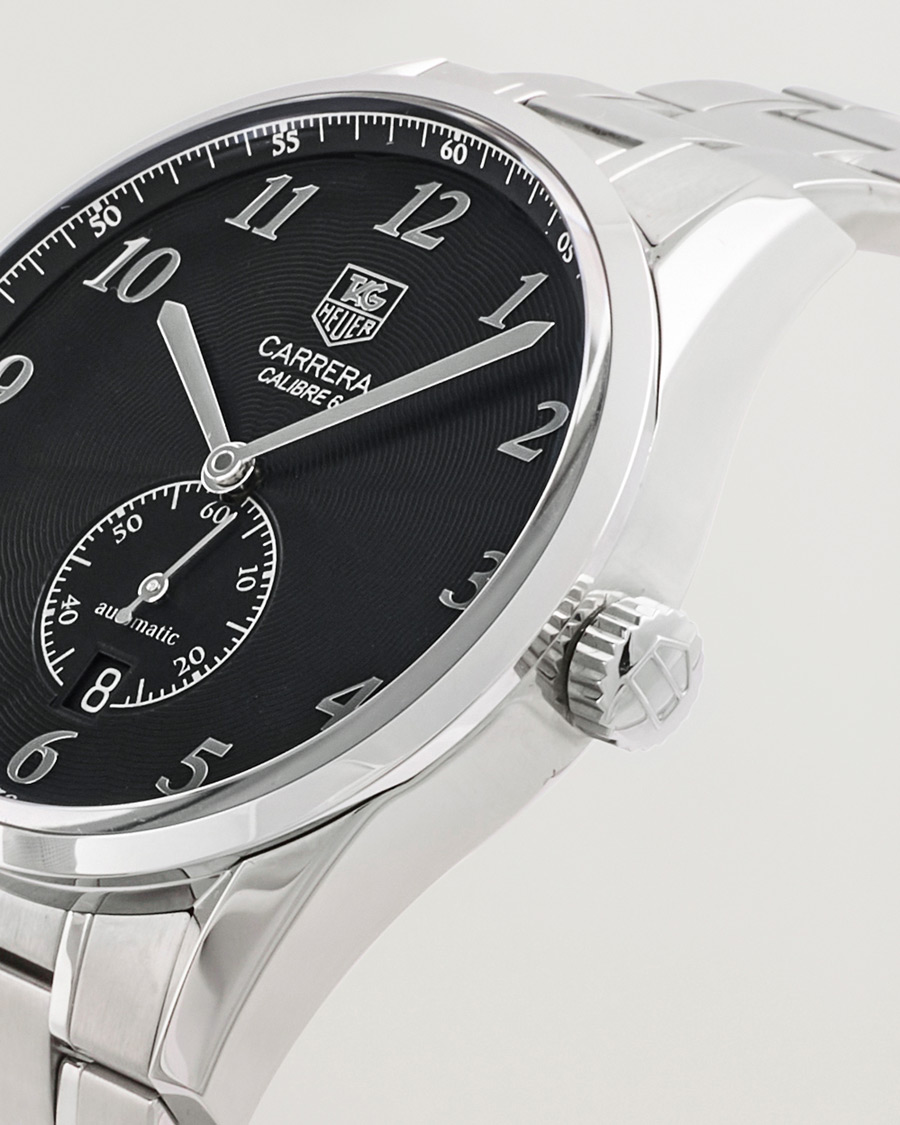 Men | Tag Heuer Pre-Owned Carrera Calibre 6 WAS2110 Silver | Tag Heuer Pre-Owned | Carrera Calibre 6 WAS2110 Silver