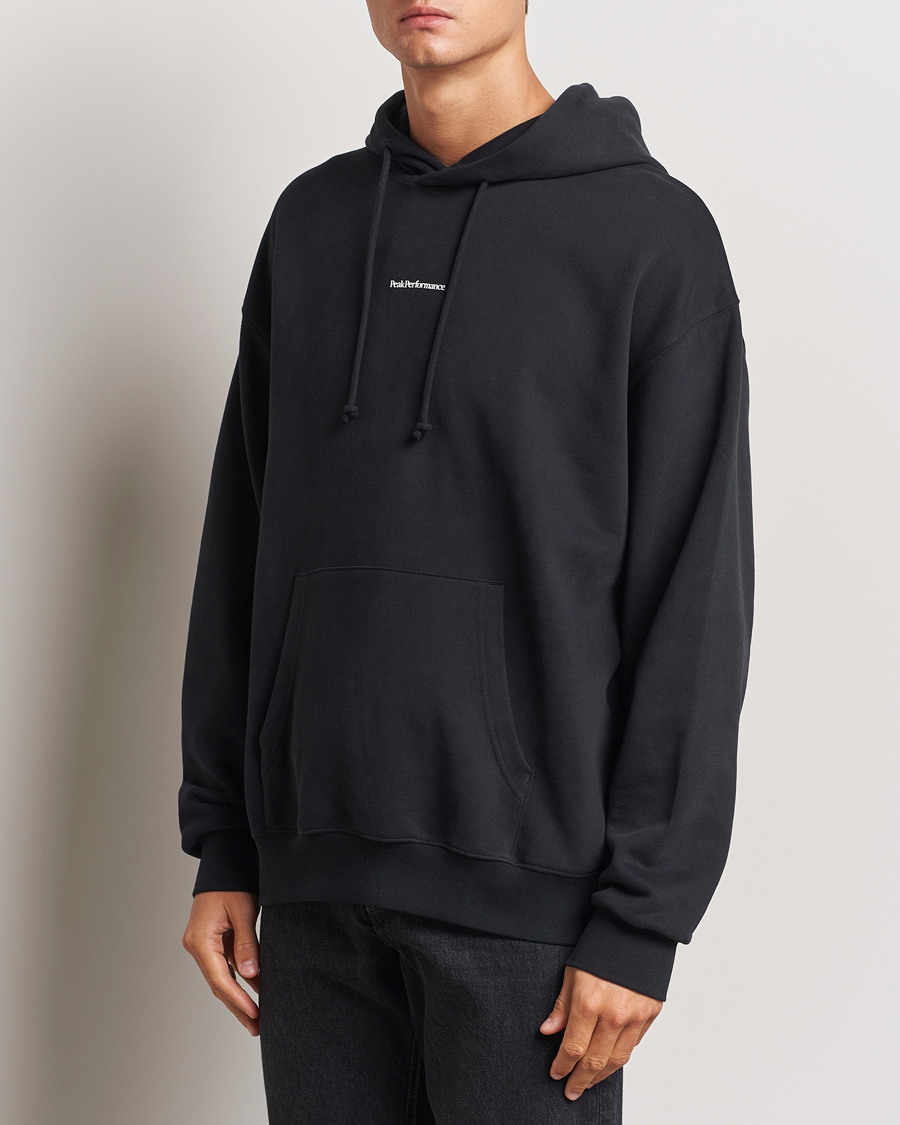 Men | Sweaters & Knitwear | Peak Performance | Original Terry Hoodie Black