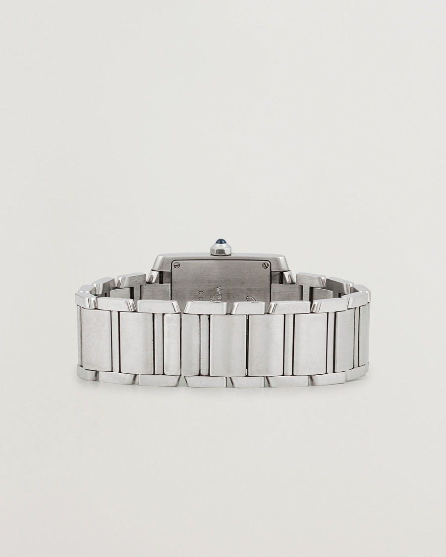 Men | Cartier Pre-Owned Tank Française 2301 Silver | Cartier Pre-Owned | Tank Française 2301 Silver