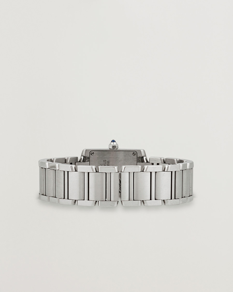Men | Cartier Pre-Owned Tank Française 2384 Silver | Cartier Pre-Owned | Tank Française 2384 Silver