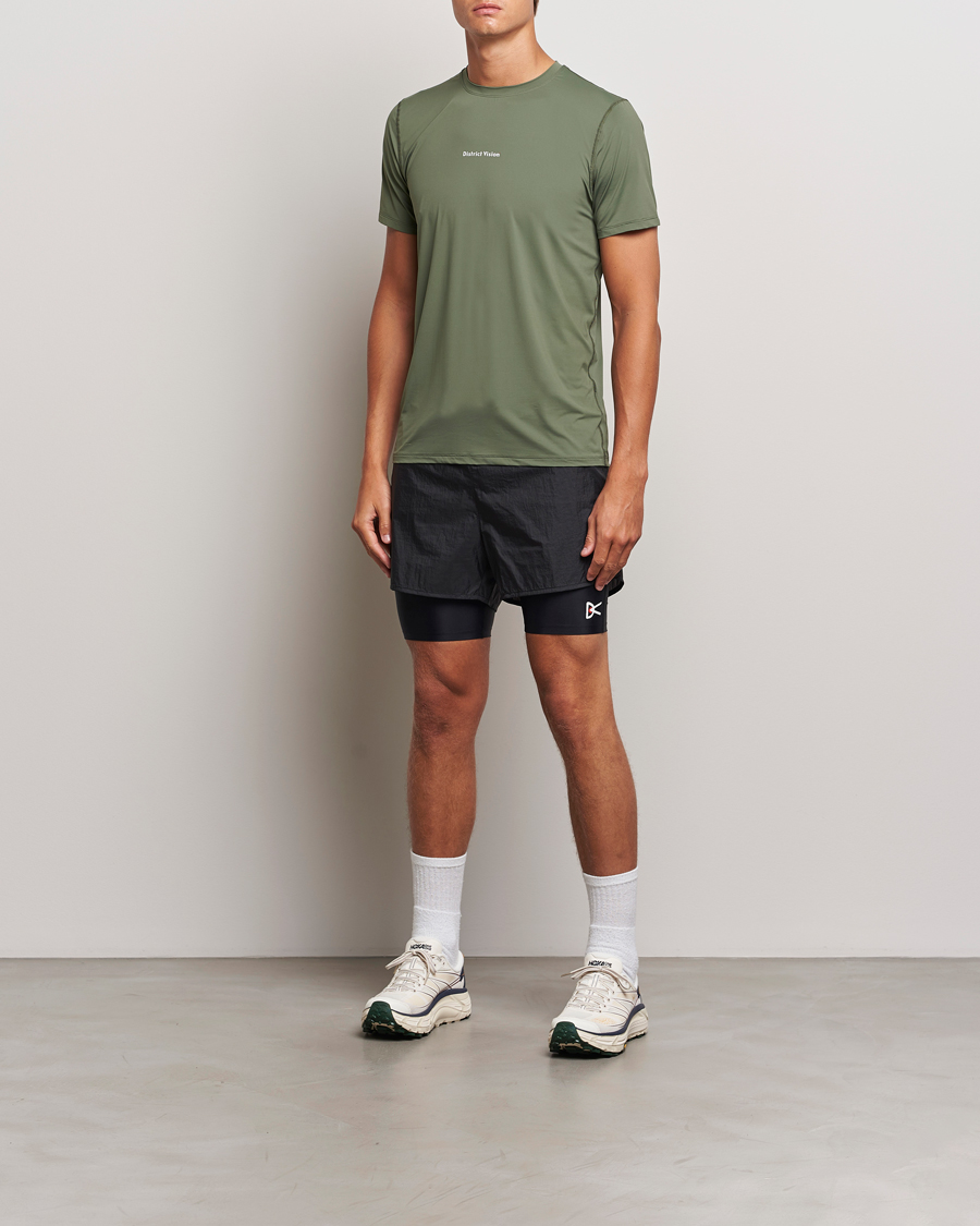 Men | Shorts | District Vision | Ripstop Layered Trail Shorts Black
