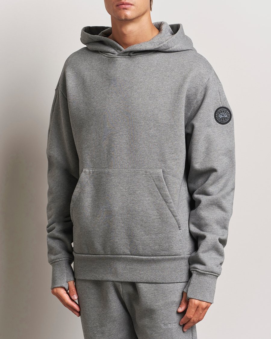 Men | Sweaters & Knitwear | Canada Goose Black Label | Tobermory Heavyweight Hoody Stone Heather