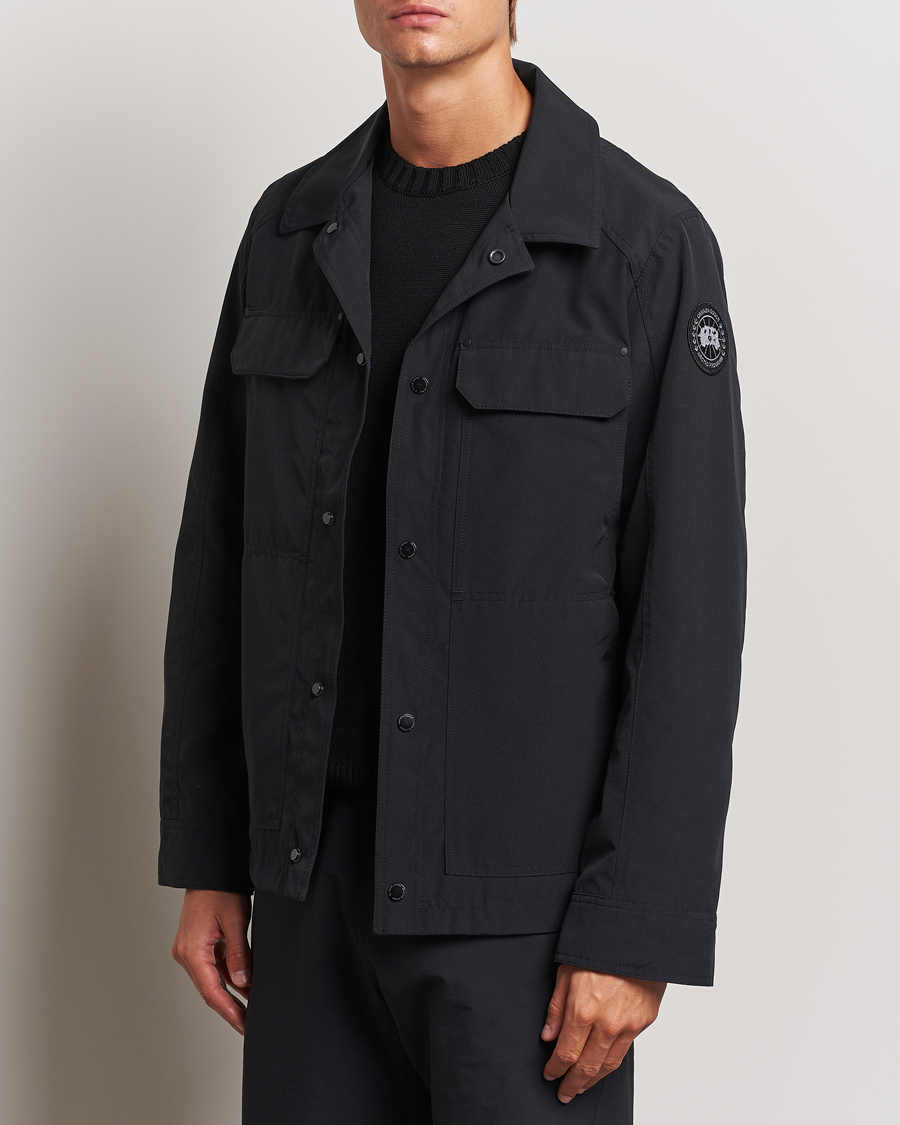 Men | Coats & Jackets | Canada Goose Black Label | Burnaby Chore Jacket Black