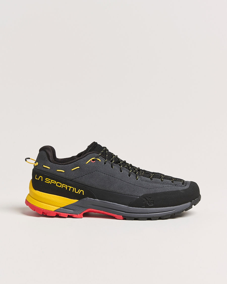 Men | Trail Sneakers | La Sportiva | TX Guide Leather Carbon/Yellow