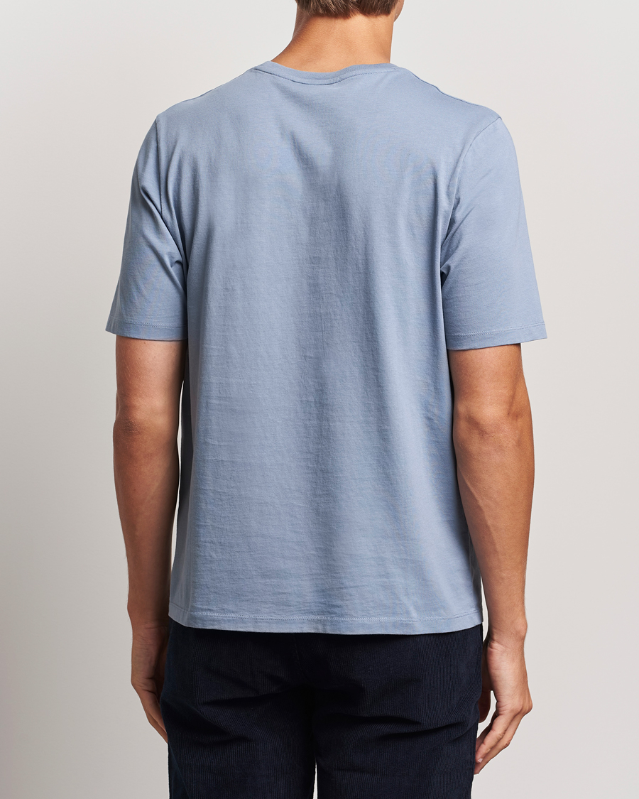Men | T-Shirts | Maison Kitsuné | Fox Head T-Shirt Moonlight Blue