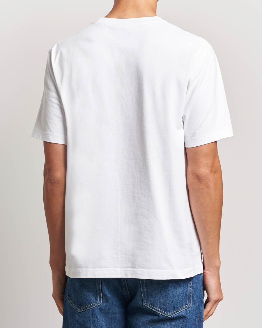 Men | T-Shirts | Maison Kitsuné | Mini Handwriting T-shirt White