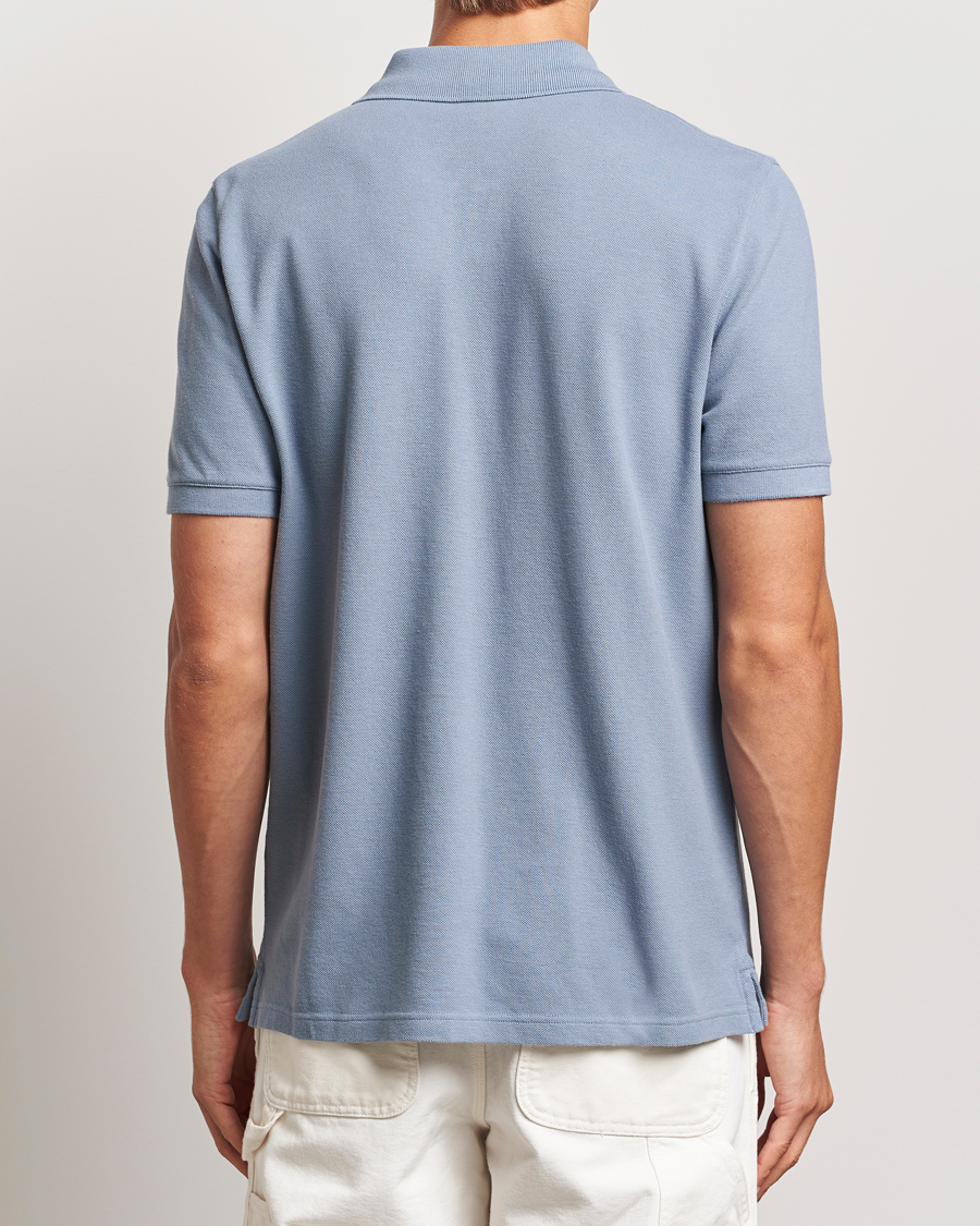 Men | Polo Shirts | Maison Kitsuné | Fox Head Polo Moonlight Blue