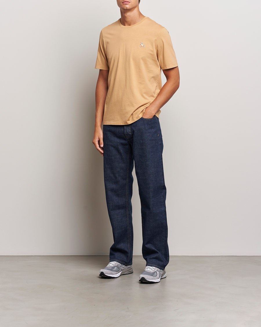 Men | T-Shirts | Maison Kitsuné | Chillax Fox T-Shirt Chamomile Beige