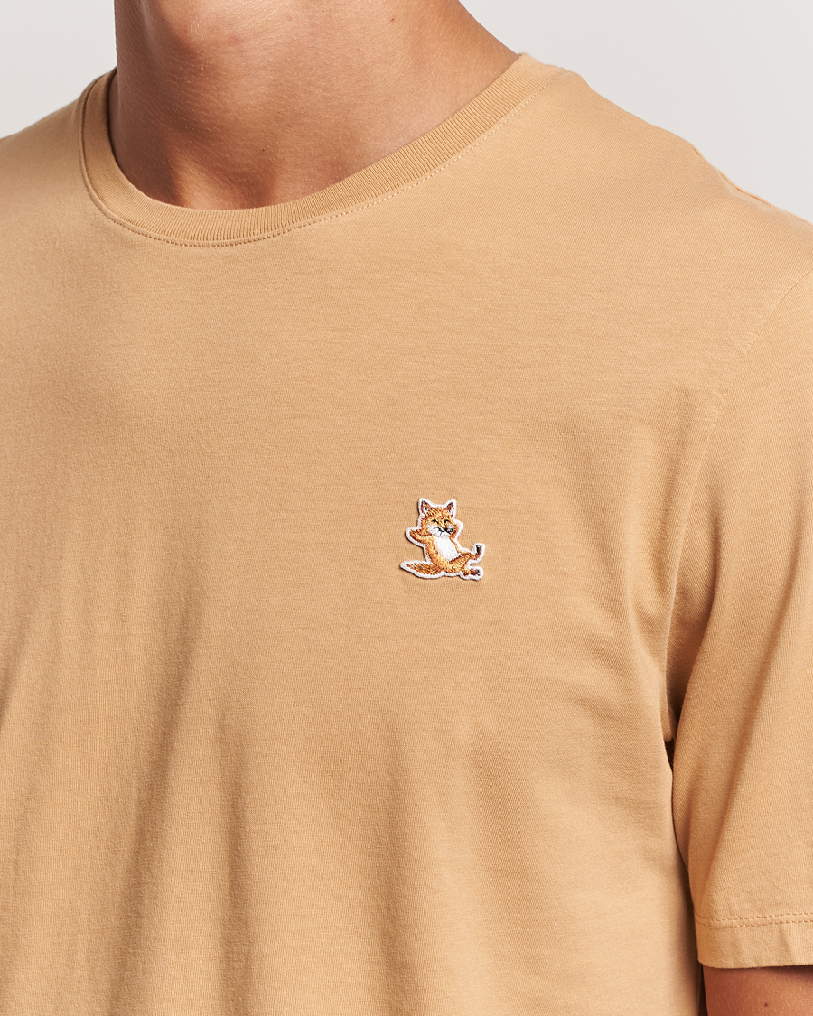 Men | T-Shirts | Maison Kitsuné | Chillax Fox T-Shirt Chamomile Beige