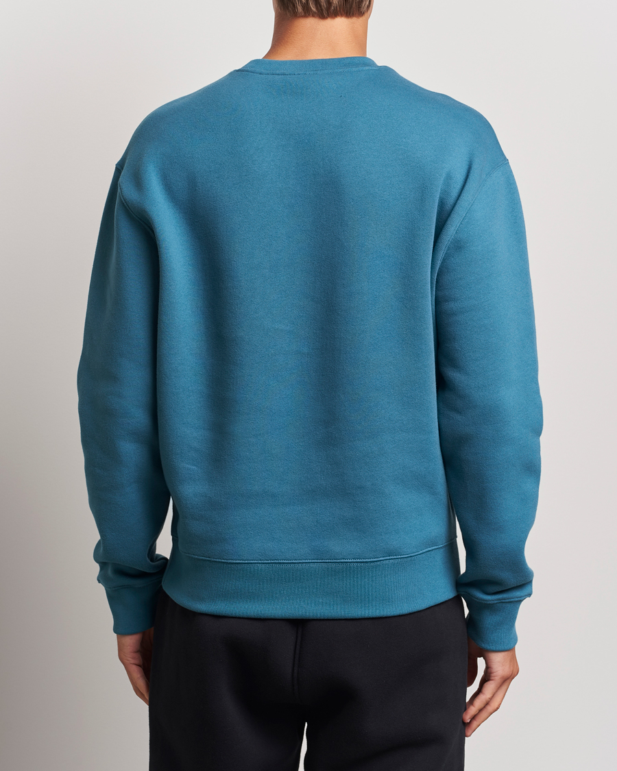 Men | Sweaters & Knitwear | Maison Kitsuné | Ramblin Fox Sweatshirt Lake Blue