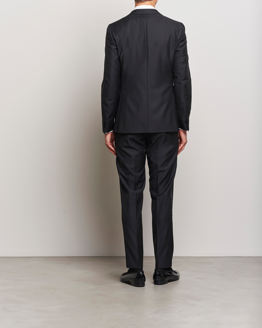Men | Suits | Boglioli | Milano Single Breasted Tuxedo Black