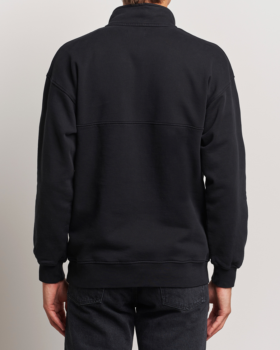 Men | Sweaters & Knitwear | Colorful Standard | Classic Organic Half-Zip Deep Black