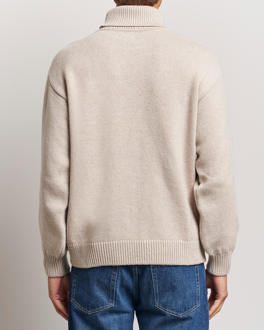 Men | Sweaters & Knitwear | Colorful Standard | Merino Wool Turtleneck Ivory White